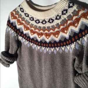 Jcrew fair isle sweater